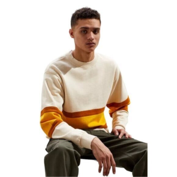 Urban Outfitters Colorblock Crew Neck Sweatshirt Size Small - Picture 7 of 7
